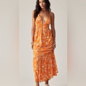 Strappy back Maxi Dress